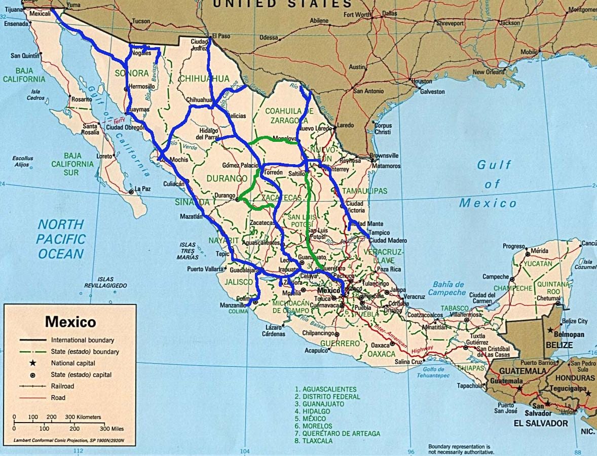 Mexico tog kart