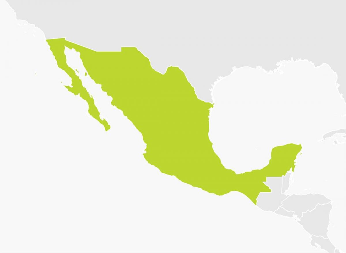 kartet av Mexico png