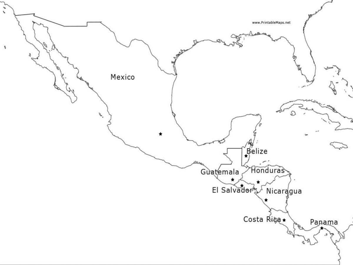 kart Mexico, sentral-amerika