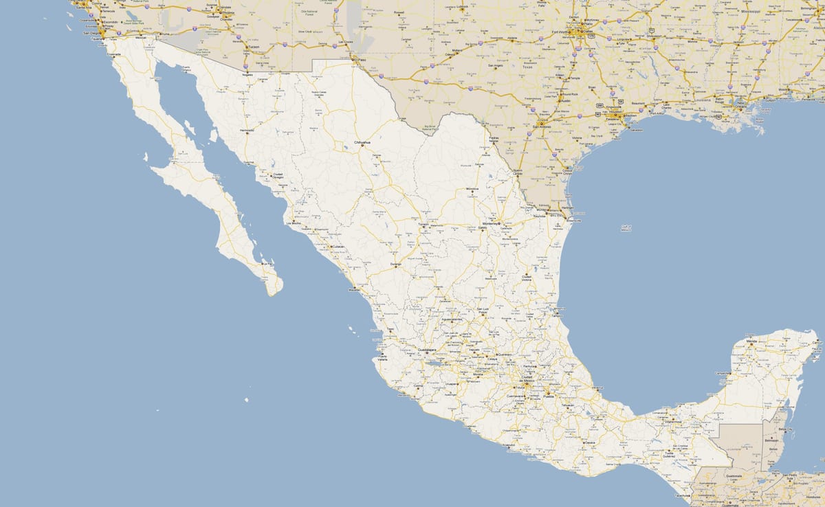 kartet av Mexico stadion