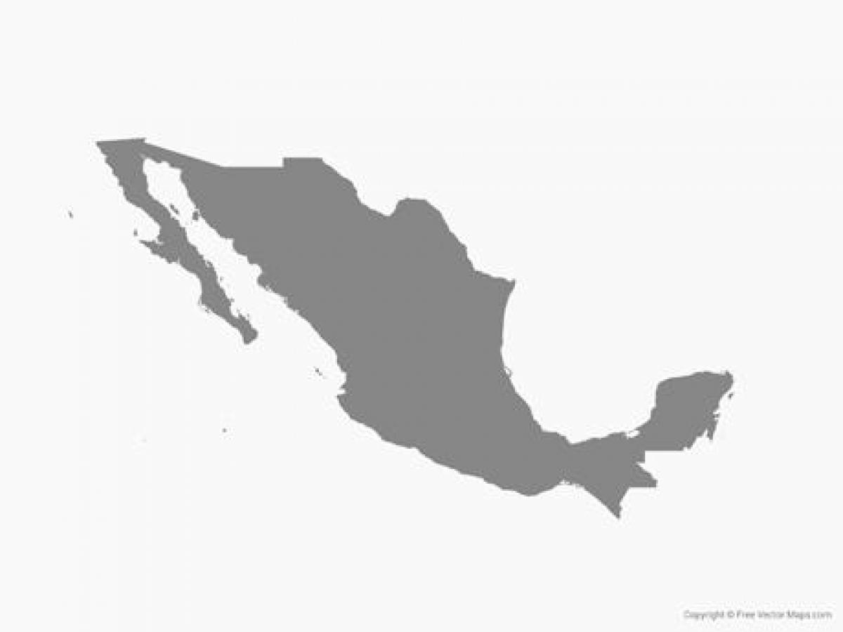 Mexico vektor kart