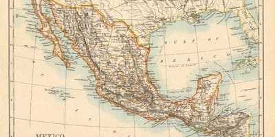 Gamle kart Mexico