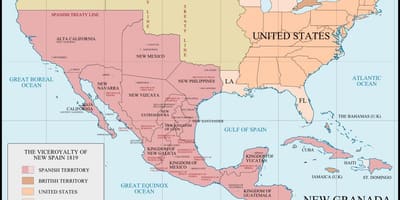 Mexico 1821 kart