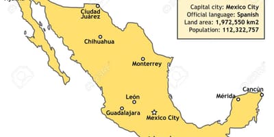Mexico kartet land