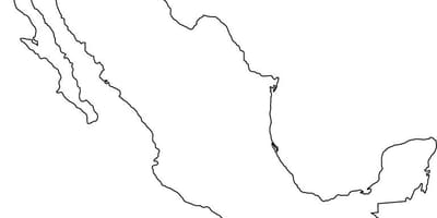 Mexico skissere kart