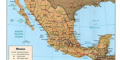 Mexico opprinnelige kartet